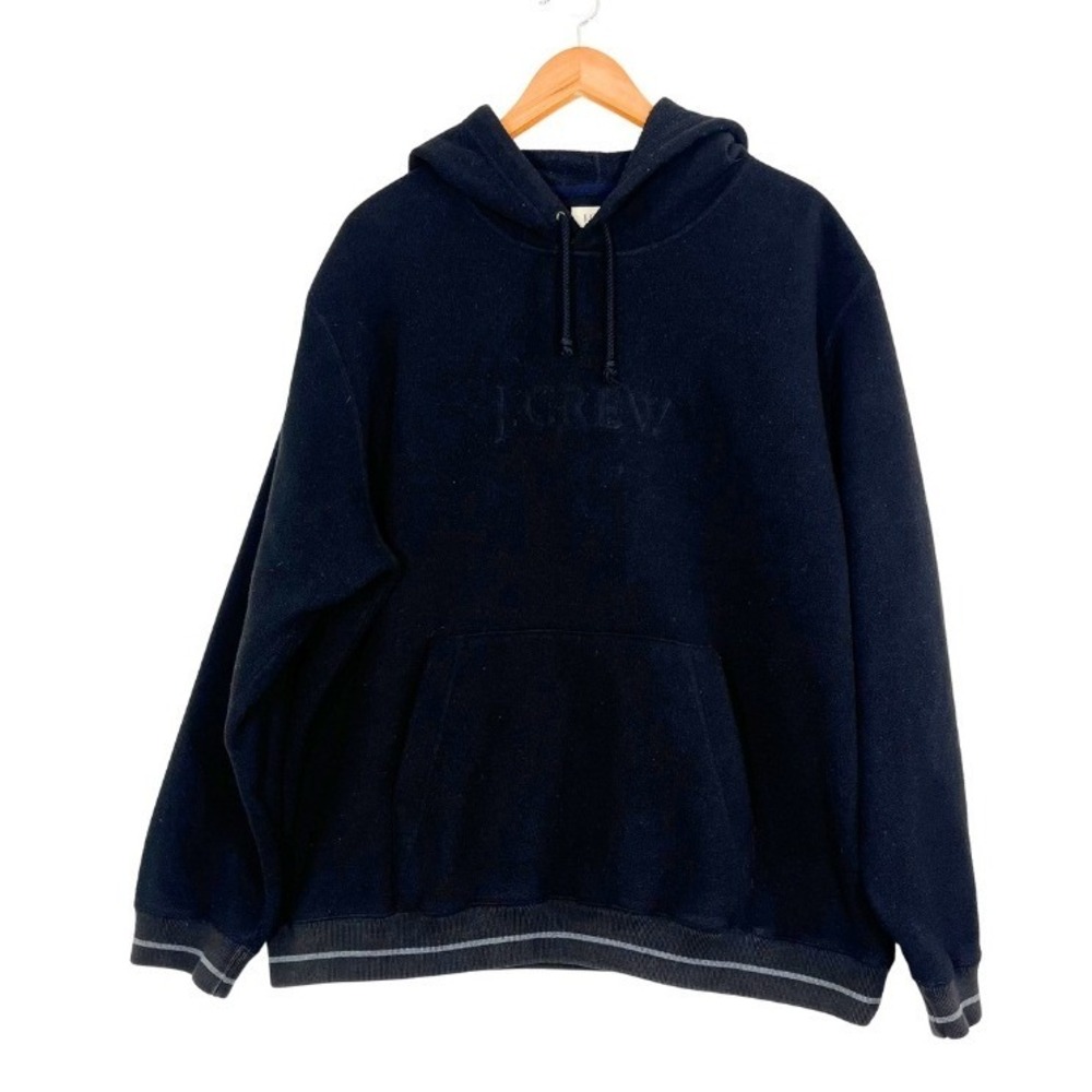 J.Crew Y2K Black Fleece‎ Hoodie Archive Minimal Pullover Men's L Streetwear